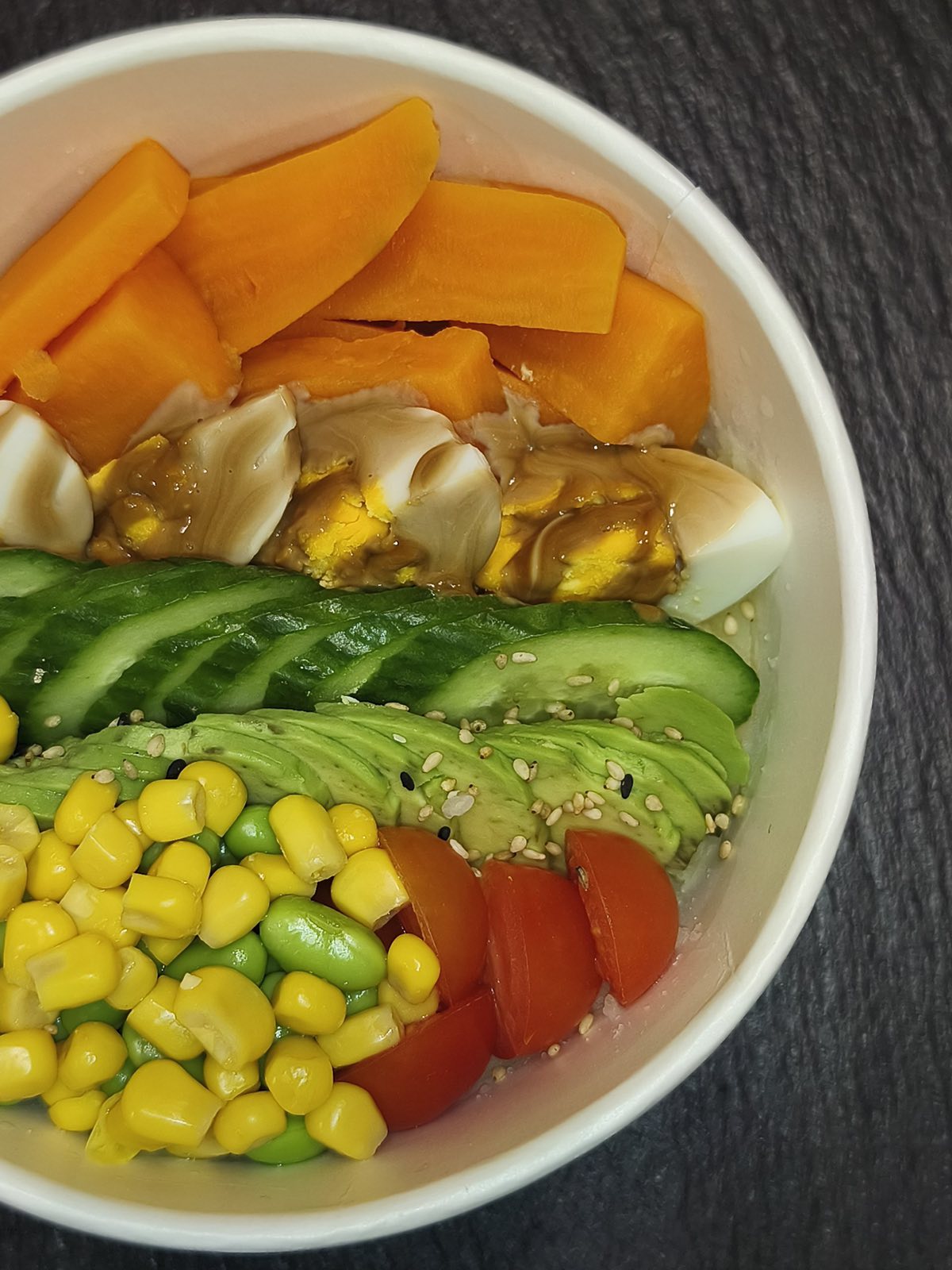 Боул с картофи и яйце