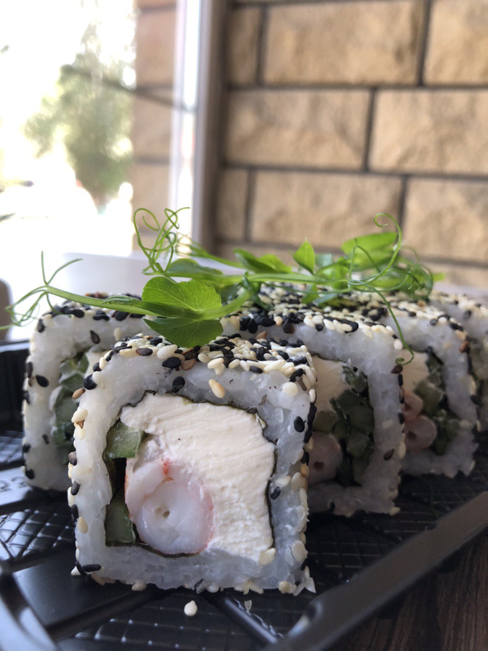 Philadelphia Sesame with Shrimp